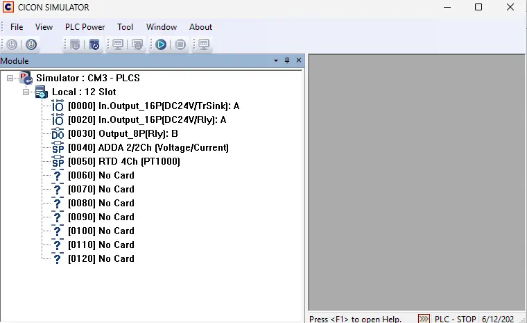 CICON simulator