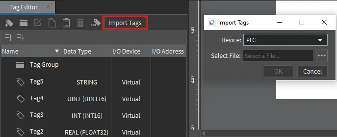 Import Tag