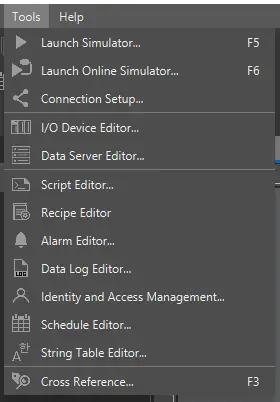Tools Tab